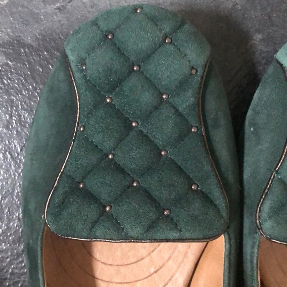 Green Clarks Indigo flats - Picture 5 of 6